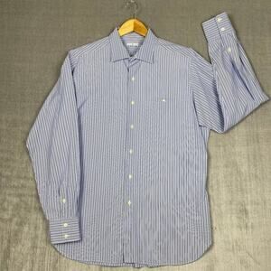 Dean Jett‎ Custom Clothier Button Up Mens L Coastal Preppy Made in USA Tailored